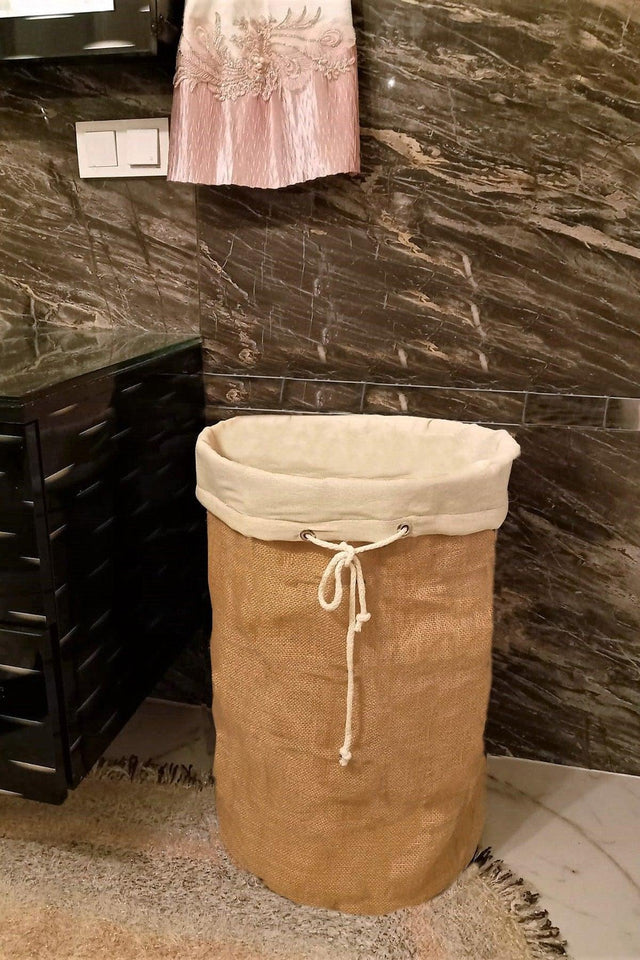 Laundry Bag, Dirty Bath Bag, Organizer Bag Jute - Swordslife