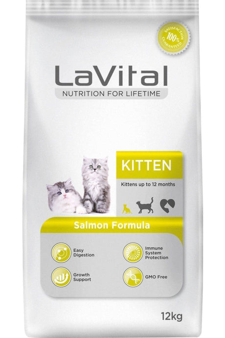 Lavital Kitten Food with Salmon 12 Kg