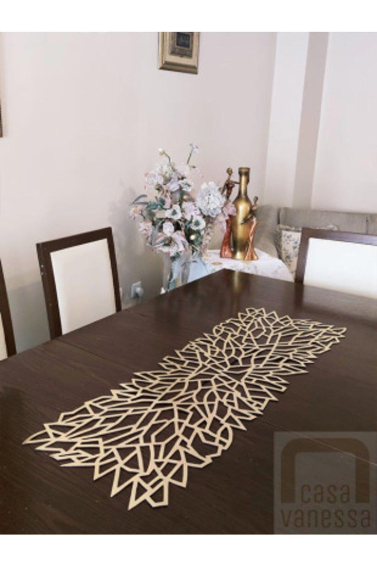 Leaf Leather Runner (33X100) (GOLD) - Swordslife