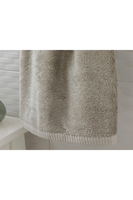 Leafy Bamboo Face Towel 50x90 Cm Beige