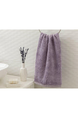 Leafy Bamboo Face Towel 50x90 Cm Lilac - Swordslife