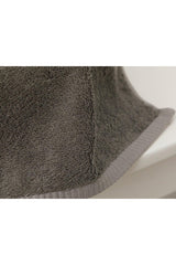 Leafy Bamboo Hand Towel 30x50 Cm Dark Gray - Swordslife