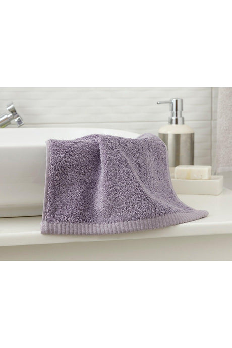 Leafy Bamboo Hand Towel 30X50 Cm Lilac - Swordslife