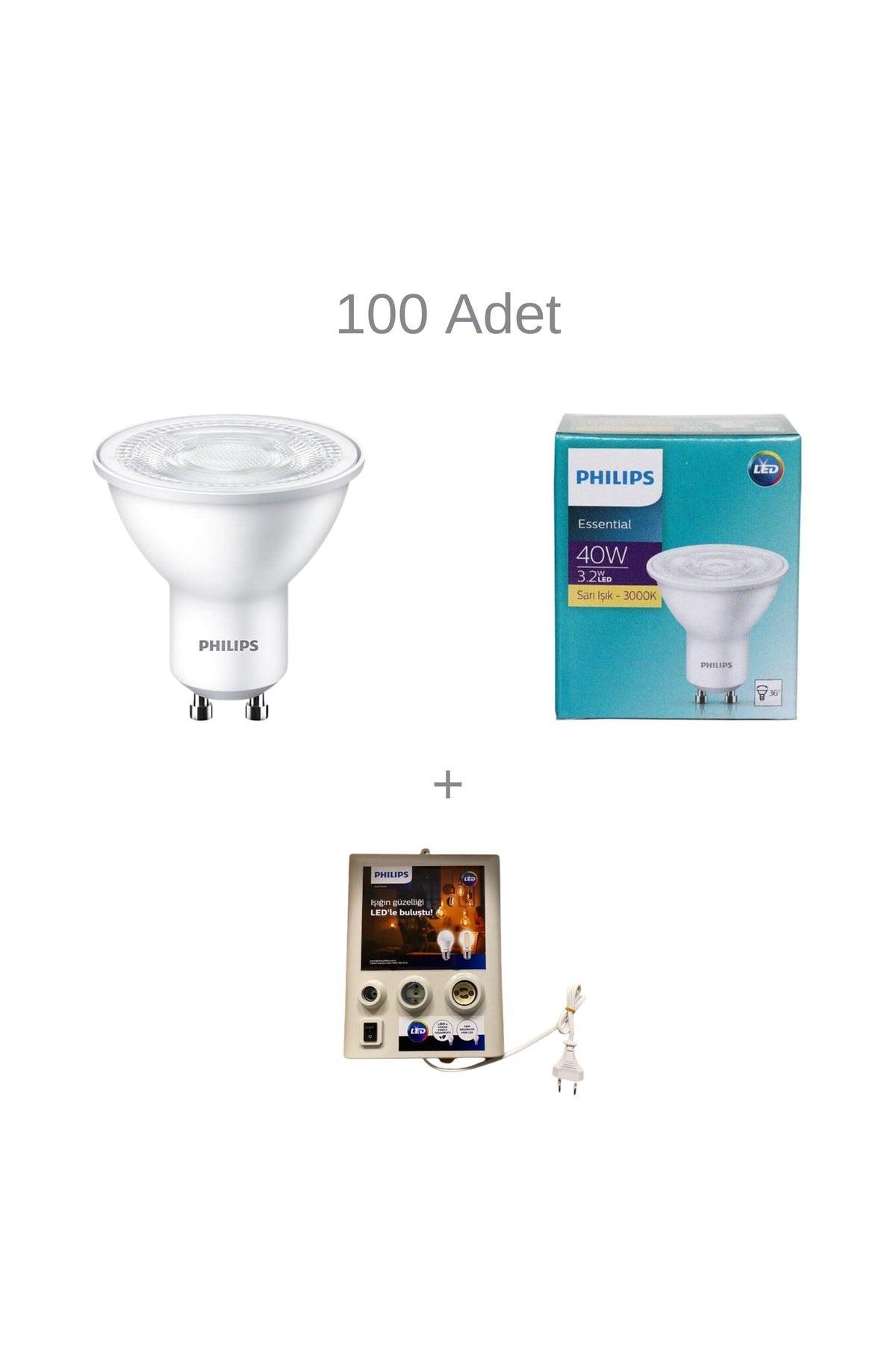 Led Bulb 3.2w Gu10 Socket 3000k Yellow Light 100