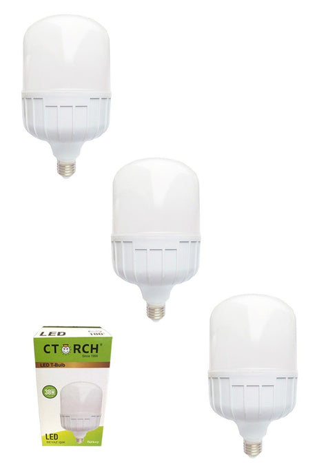 Led Bulb 38w White Light E27 6500k Set of 3