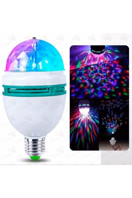 Led Lamp RGB 3 Watt E27 Led Rotating Head