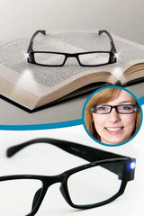 Led Lighted Book Reading Glasses Glassless Glasses - Swordslife