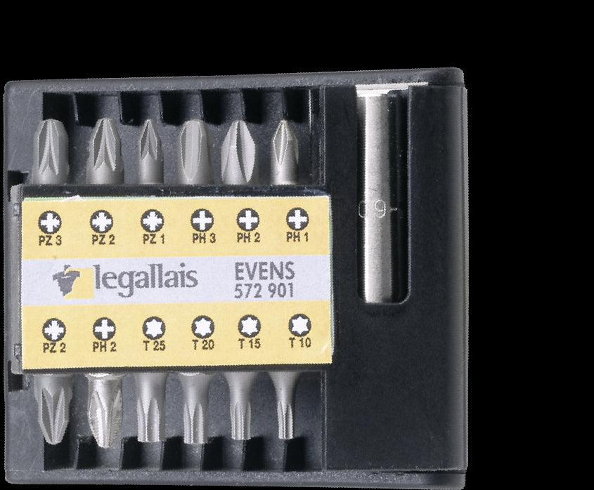 LEGAL LA Bit-Set - PH / PZ / TORX Bit Set / 13-piece - Swordslife