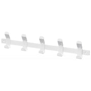 LEGALLAIS coat hook strip - lacquered steel / gray / hook: 10 / L: 1500 mm - Swordslife