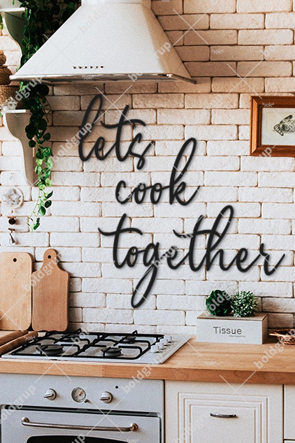 Let's Cook Together Home Kitchen Decoration Graffiti Painting - Swordslife