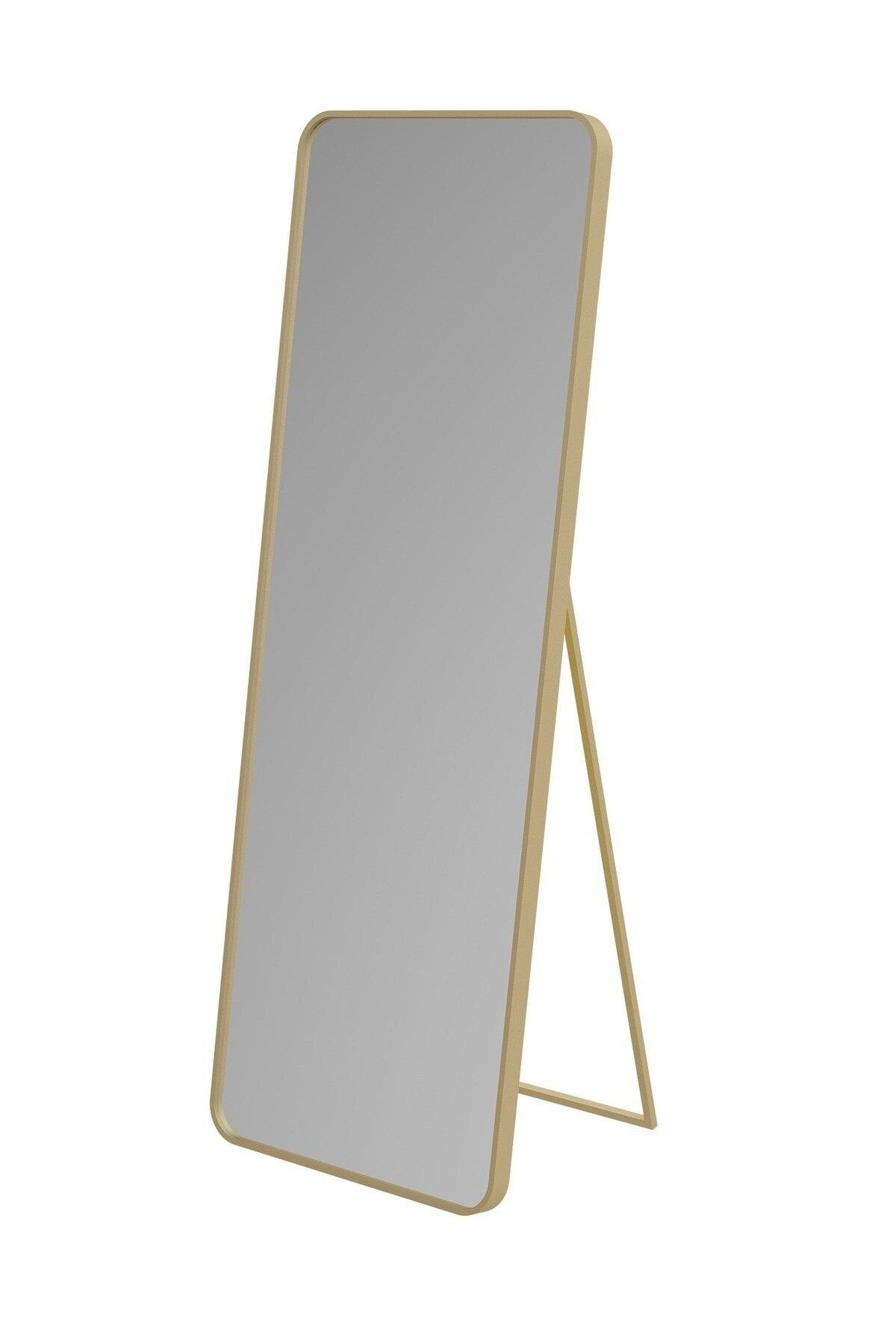 Lia Oval Cut Metal Leg Full Length Mirror - Swordslife