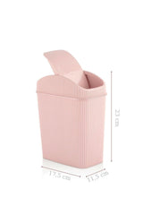 Liam Counter Top Trash Can Kitchen Bathroom Pink Desktop Mini Trash Bin - Swordslife