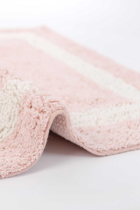 Liberte Bath Mat 2 Pack Pink 40x60+60x90