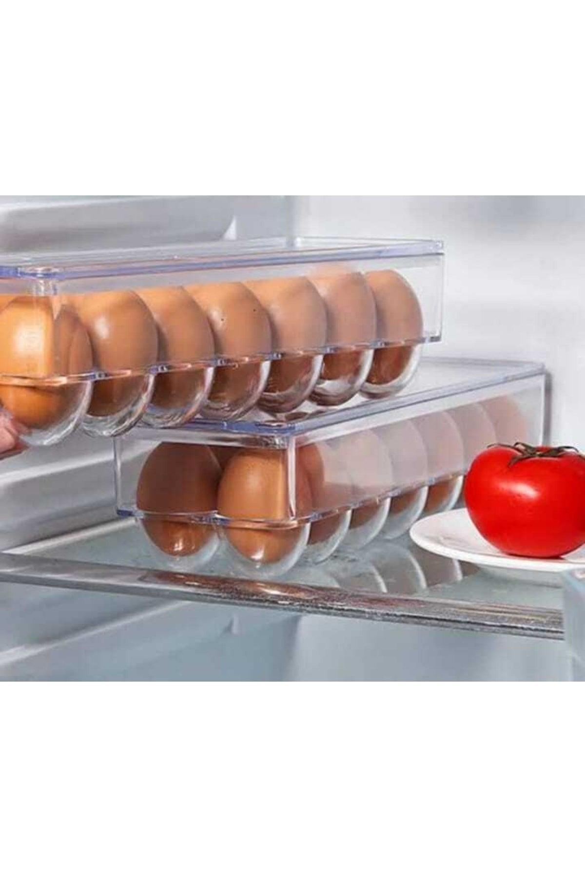 Covered Refrigerator Egg Cup Organizer - Swordslife