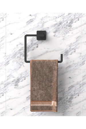 Lifetime Stainless Square Towel Holder Towel