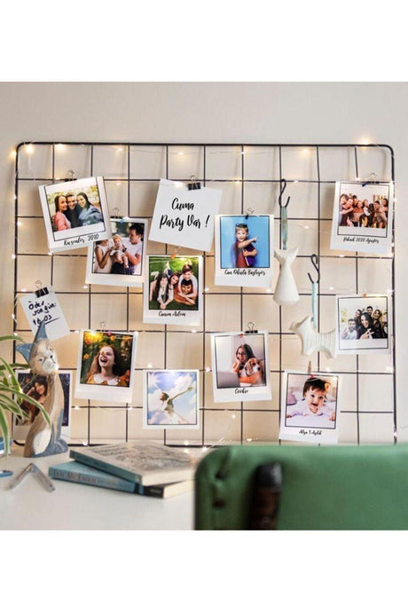 Lighted And Latched Wire Clipboard Photo Hanger