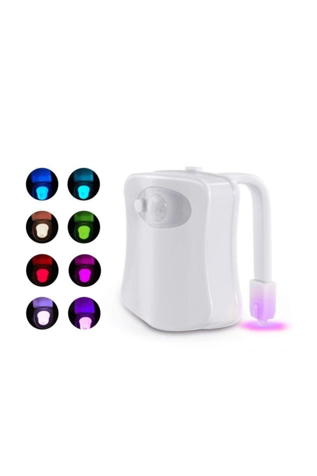 8 Colors Led Light Moving Lightbowl Toilet