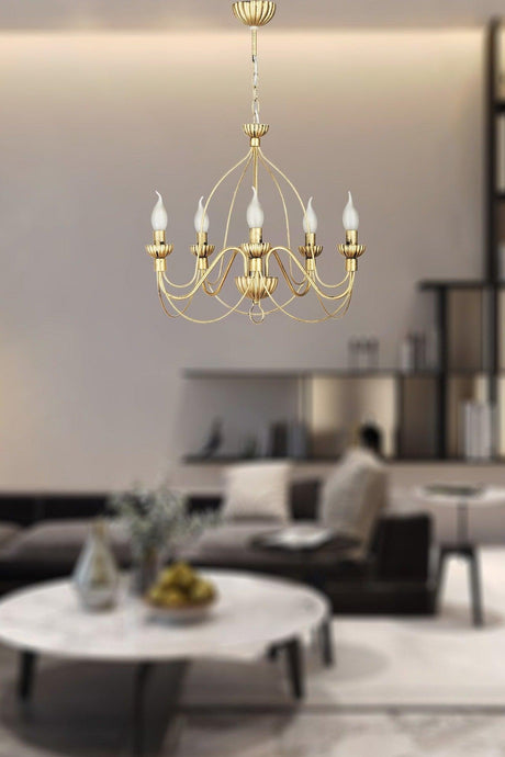 Lighting Amazon 5 Li Tumbled Modern Chandelier - Swordslife