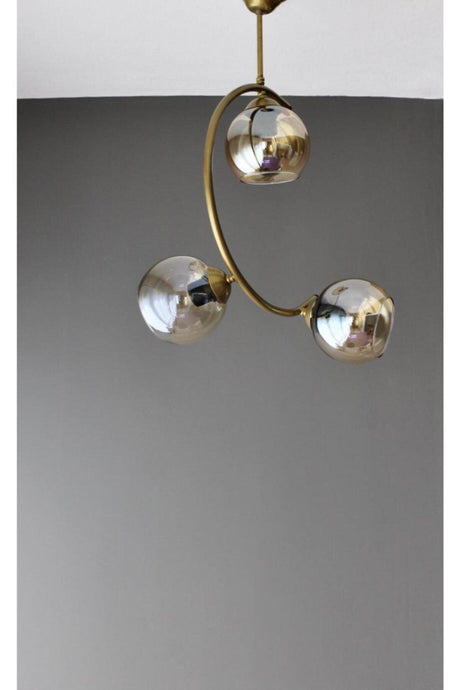 Lighting Decorative Modern Sports New Glass Cute 3 Piece Tumbled Chandelier - Swordslife