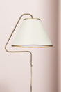 Lighting Floor Lamp Gold Lena Triangle Black Yellow Patina (gold Circle) Cream Hat - Swordslife