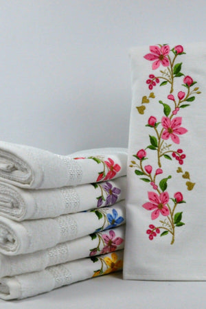 Lily Embroidery Meltem 6 Pcs 100% Cotton