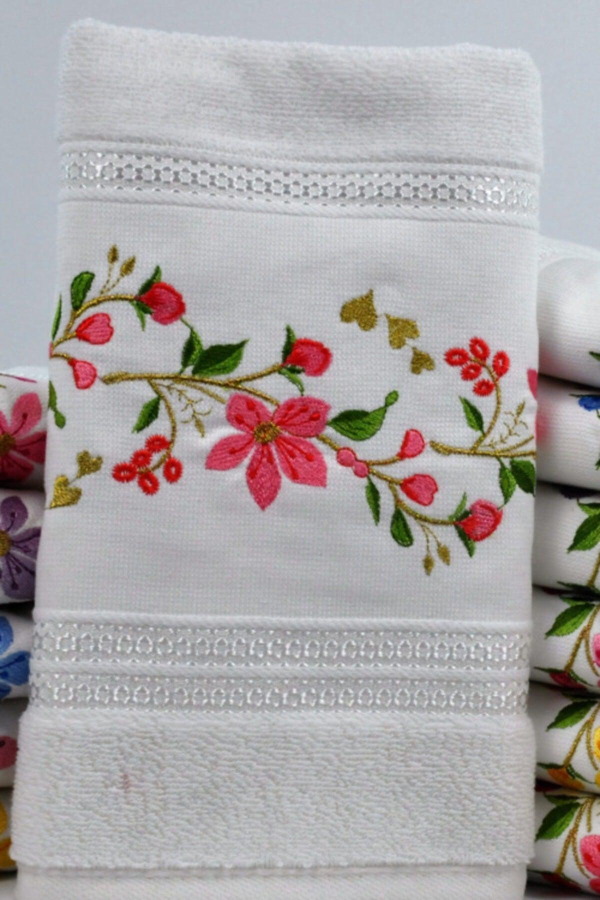 Lily Embroidery Meltem 6 Pcs 100% Cotton