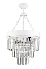 Linda 30 White Crystal Stone Chandelier - Swordslife