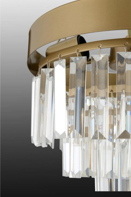 Linda 30 Tumbled Luxury Crystal Stone Chandelier - Swordslife