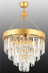 Linda 40' Gold Luxury Crystal Stone Chandelier - Swordslife