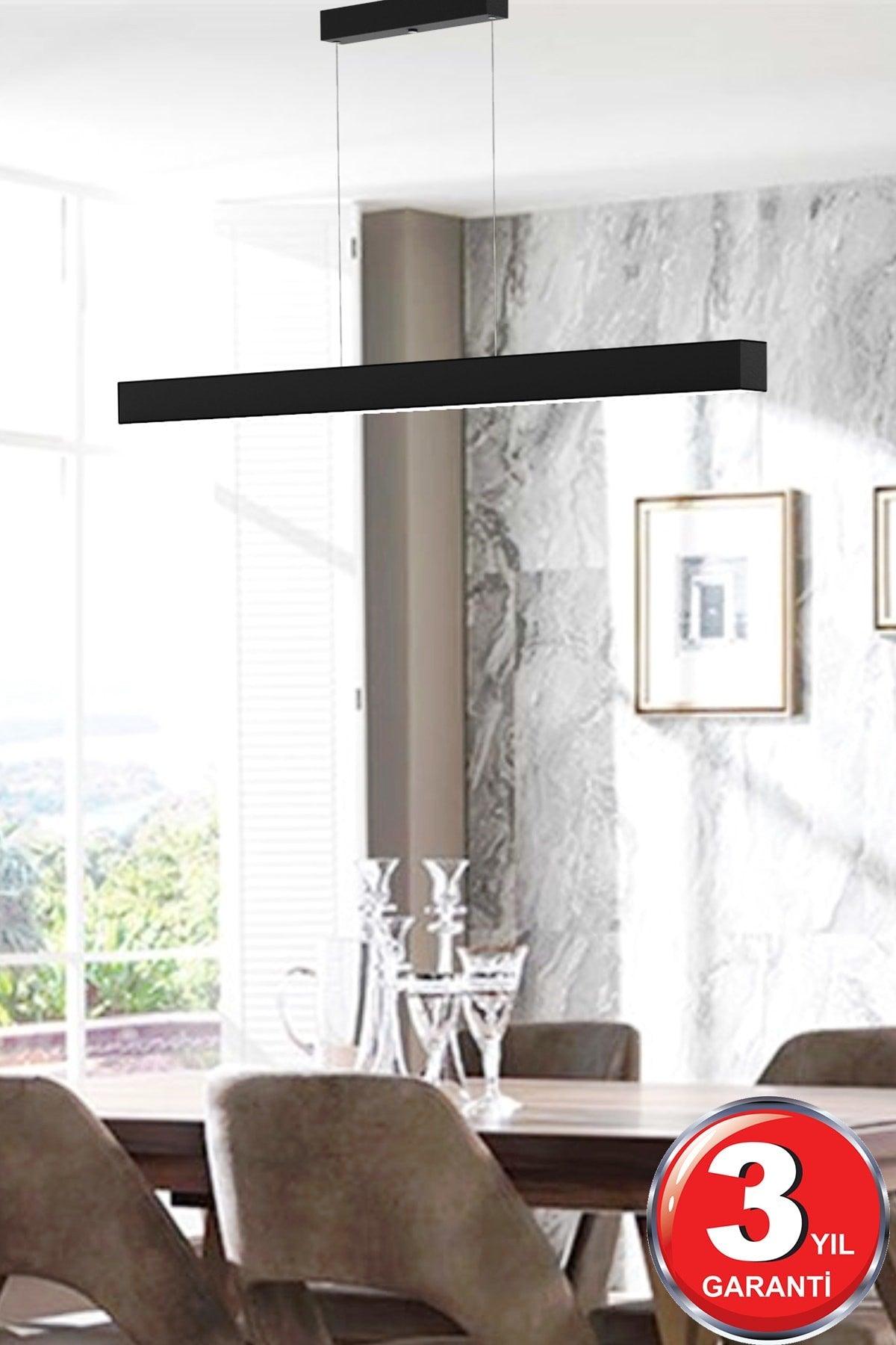 Linear 120cm ( Black Case, White Light ) Led Pendant Lamp Modern Led Chandelier-linear Led Luminaire - Swordslife