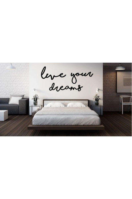 Live Your Dreams Wooden Graffiti, Decorative Wall Ornament - Swordslife