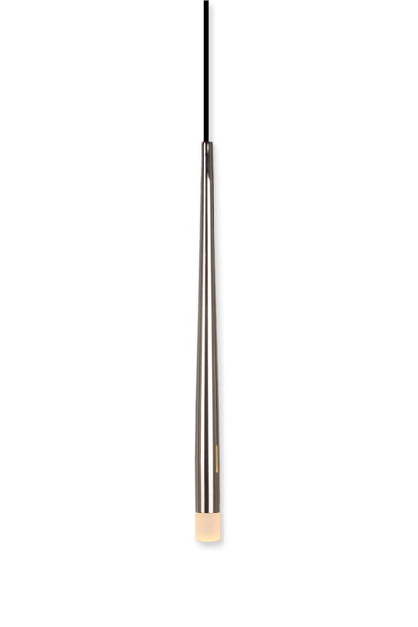 Long Led Silver Color Coated Single Led Pendant Lamp - Swordslife