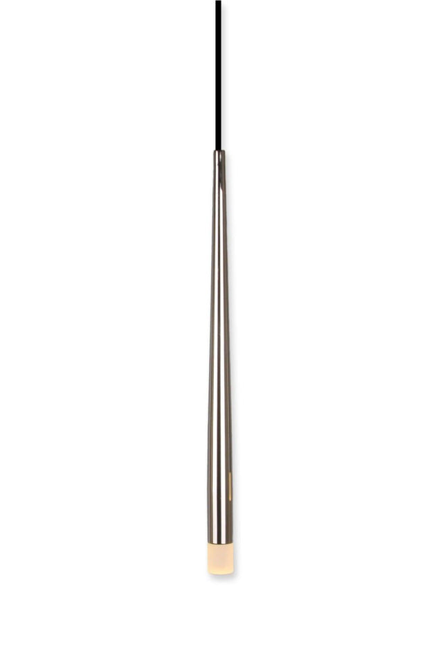 Long Led Silver Color Coated Single Led Pendant Lamp - Swordslife