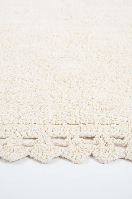 Lorna Bath Mat Cream 40x60 60x90