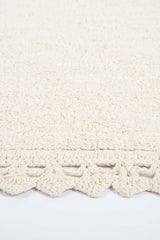 Lorna Bath Mat Cream 40x60 60x90