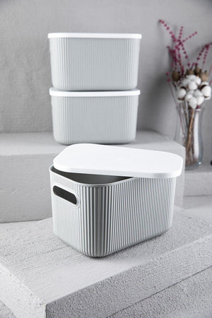 Lova 3-pack Shell 6lt Gray Decorative Multi-Purpose