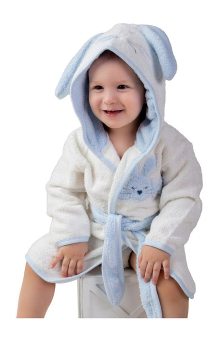 Love Series Tavşancık Organic Baby Boy Bathrobe New Season - Swordslife