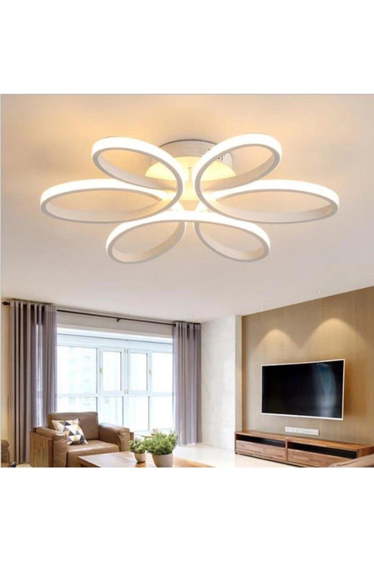 Lupine White Plafonyer Daylight Led Chandelier - Swordslife