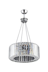 Luxury Diamond 35 Cm Silver Crystal Chandelier - Swordslife