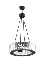 Luxury Diamond 37 Cm Black Chandelier - Swordslife