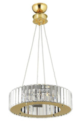 Luxury Diamond 37 Cm Gold Luxury Crystal Stone Chandelier - Swordslife