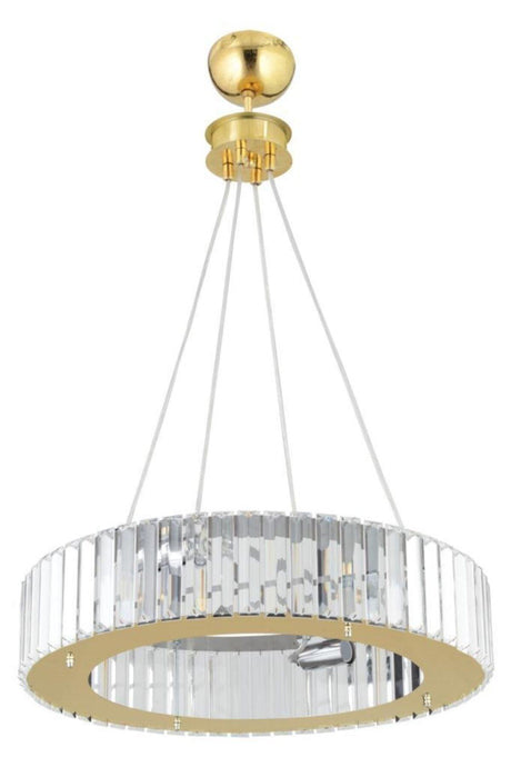 Luxury Diamond 47 Cm Gold Luxury Crystal Stone Chandelier - Swordslife