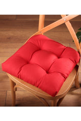 Lux Pofidik Claret Red Chair Cushion Special Stitched Laced 40x40cm - Swordslife