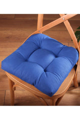 Lux Pofidik Navy Blue Chair Cushion Specially Stitched Laced 40x40cm - Swordslife