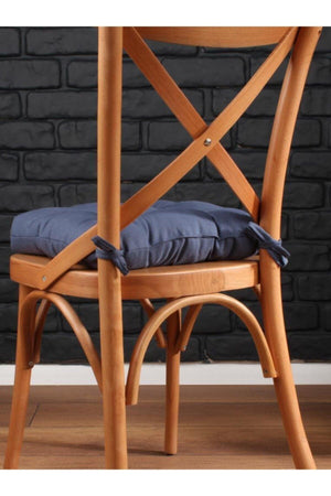 Lux Pofidik Petrol Chair Cushion Specially Stitched Laced 40x40cm - Swordslife