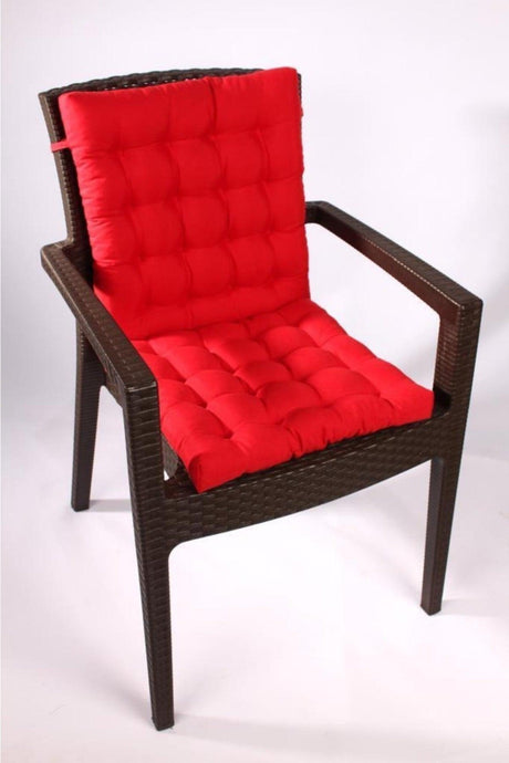 Lux Pofidik Rattan Lotus Chair Cushion 45x95 Red - Swordslife