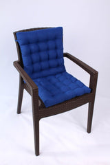 Lux Pofidik Rattan Lotus Chair Cushion 45x95 Navy Blue - Swordslife