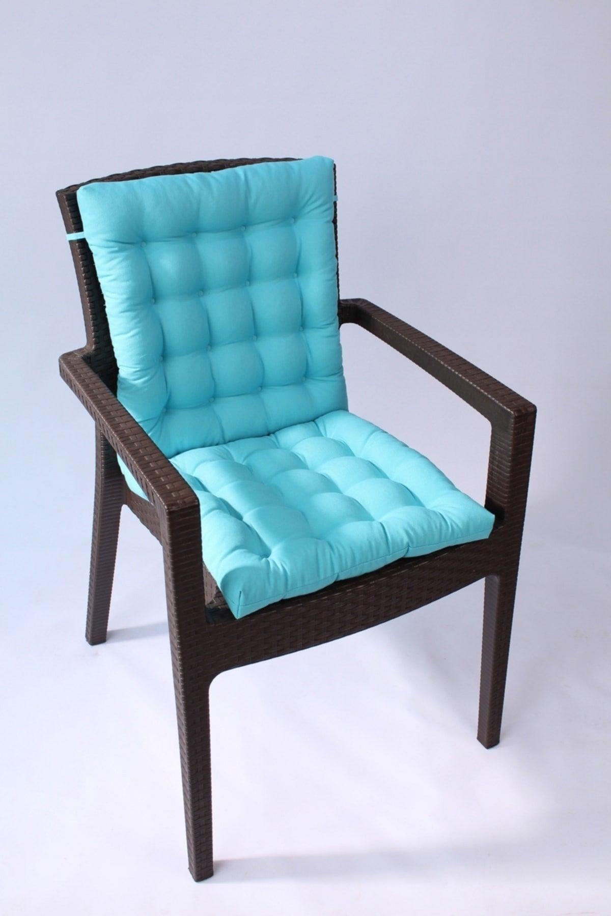 Luxury Pofidik Rattan Lotus Chair Cushion 45x95 Turquoise - Swordslife