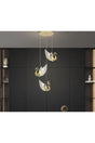 Luxury Exclusive Modern Pendant Lamp Triple Swan Led Chandelier Swan Gold Yellow Led Chandelier - Swordslife