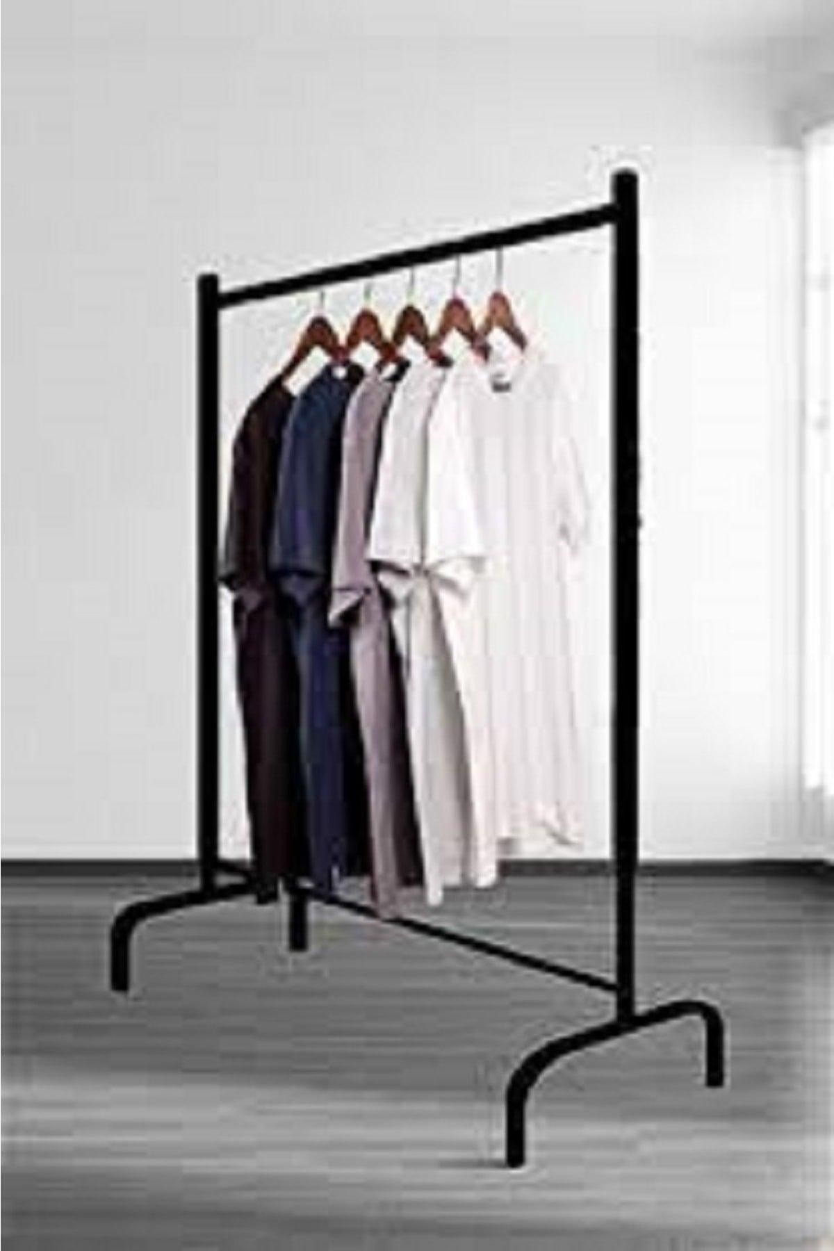 Macco Garment Hanger Pedestal Hanger Clothes Rack Black - Swordslife